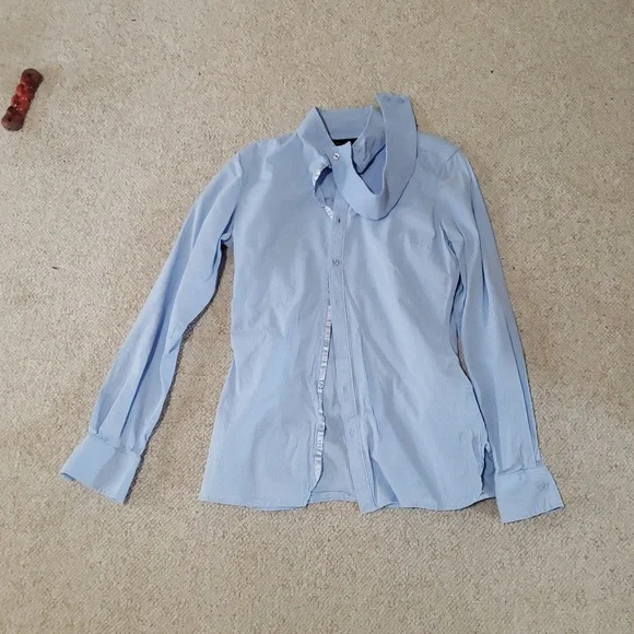 Ariat Blue Show Shirt sz 34 - Picture 1 of 3